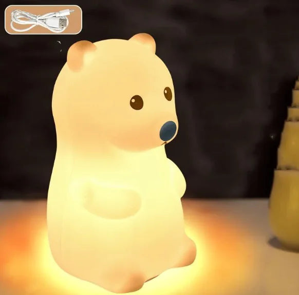 Bear Silicone Night Light
