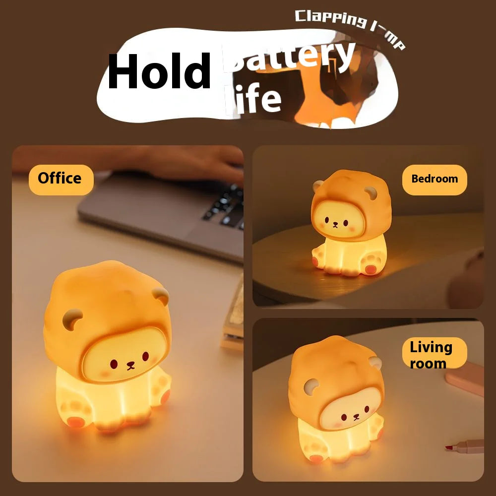 Lion Silicone Night Light