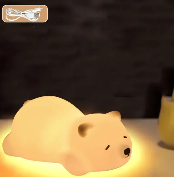 Bear Silicone Night Light